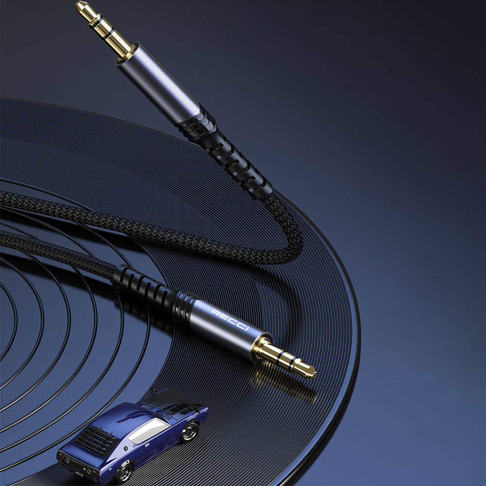 Recci RDS-A28 3.5mm to 3.5mm AUX Audio Kablo - 2 Recci RDS-A28 3.5mm to 3.5mm AUX Audio Kablo - 2